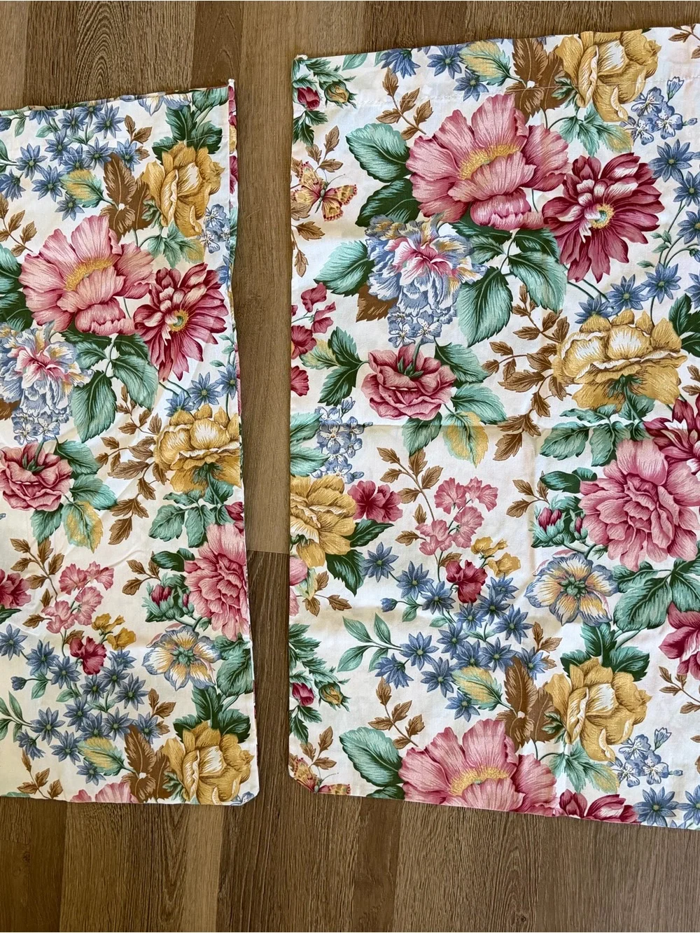 Floral Vintage  Pillow Shams queen